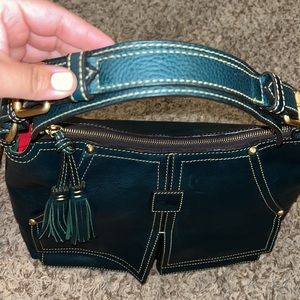 Dooney and Bourke Kingston Hobo Florentine teal